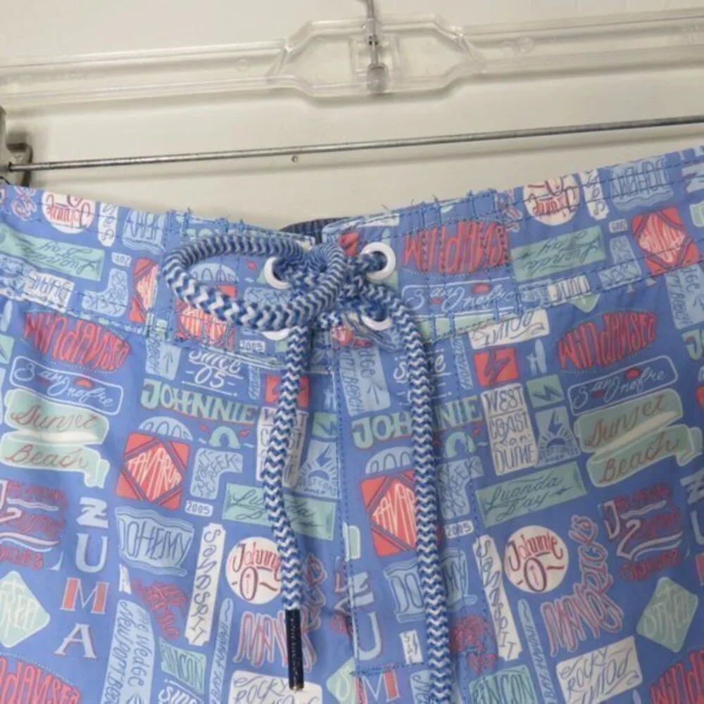 Johnnie-O Allover‎ Print Swim Trunks Board Shorts